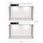 Vitrine intelligente à DEL, boîtes de rangement pour chaussures transparentes avec lumières DEL, vitrine empilable en plastique (1 paquet)-105831791