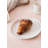 Elegant White Porcelain Plate, 5.5 x 6.3 x 0.8 inches | 100% Durable Porcelain, Perfect for Serving Appetizers & Desserts | Classic Design for Home Dining & Entertaining, Easy to Clean and Dishwasher Safe-1514891522