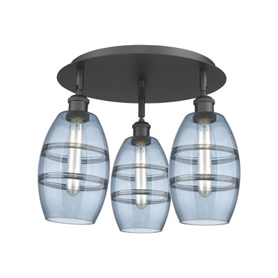 Dundrod Glass Flush Mount