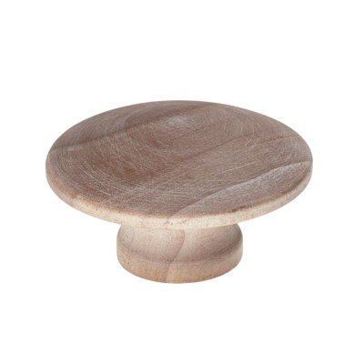 Unfinished Birch Wood 1-13/16" Round Cabinet Knob