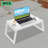 8-Pack Lap Desk Trays With Storage,Multi-Functional Activity Table(White)