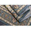 Tapis ivoire/bleu ciel floral Attell-29913210