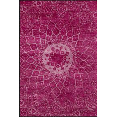 Tapis rose lavable à la machine