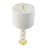 13X13x26" Marble Table Lamp