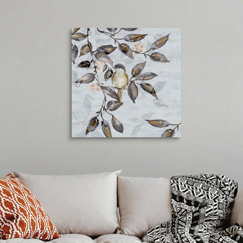 « Tweet Tweet II » par Eva watts, reproduction d’art sur toile, Toile tendue, H 30 po x l 30 po x P 1,25 po