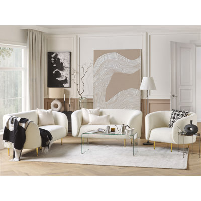 2 Seater Boucle Loveseat