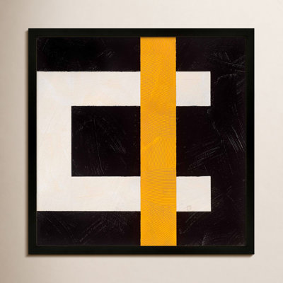 Composition with Yellow 3 Print
