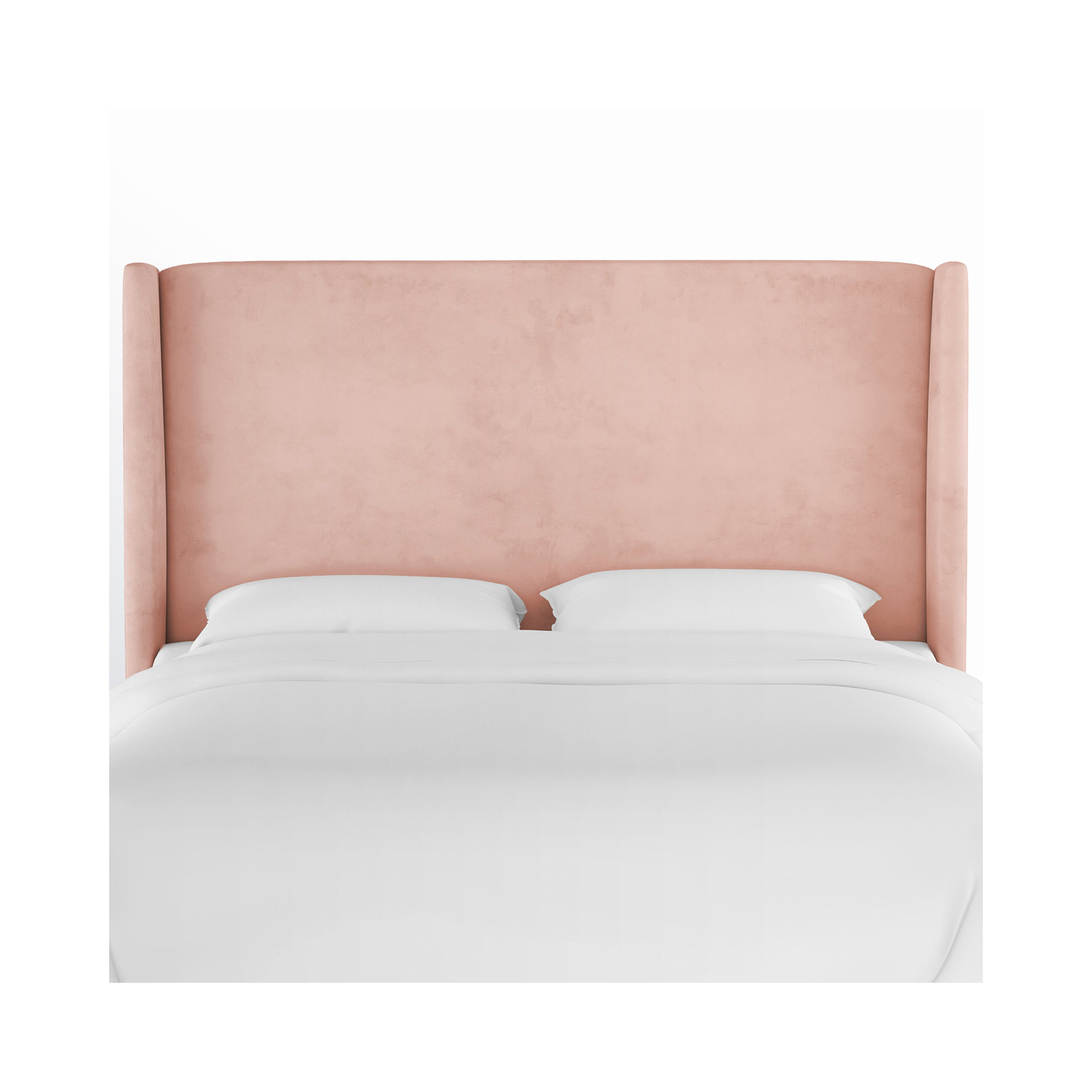 Tilly Upholstered Headboard, Classic Blush Performance Velvet, Twin