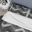 Ensemble de housse de couette moderne Gray Herringbone Flow I-109155127