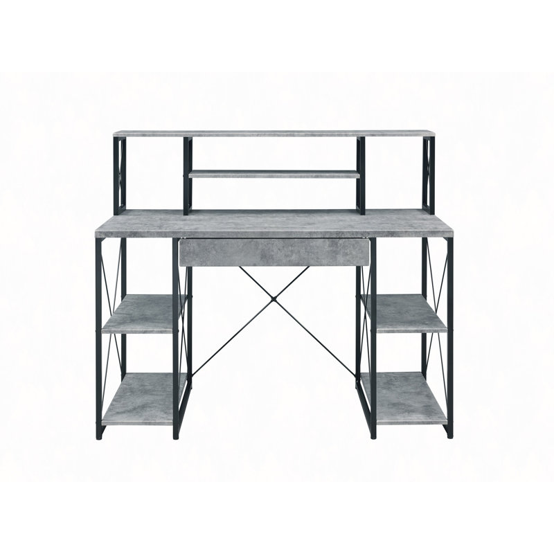 Bureau d'écriture tout usage à finition grise, Grey