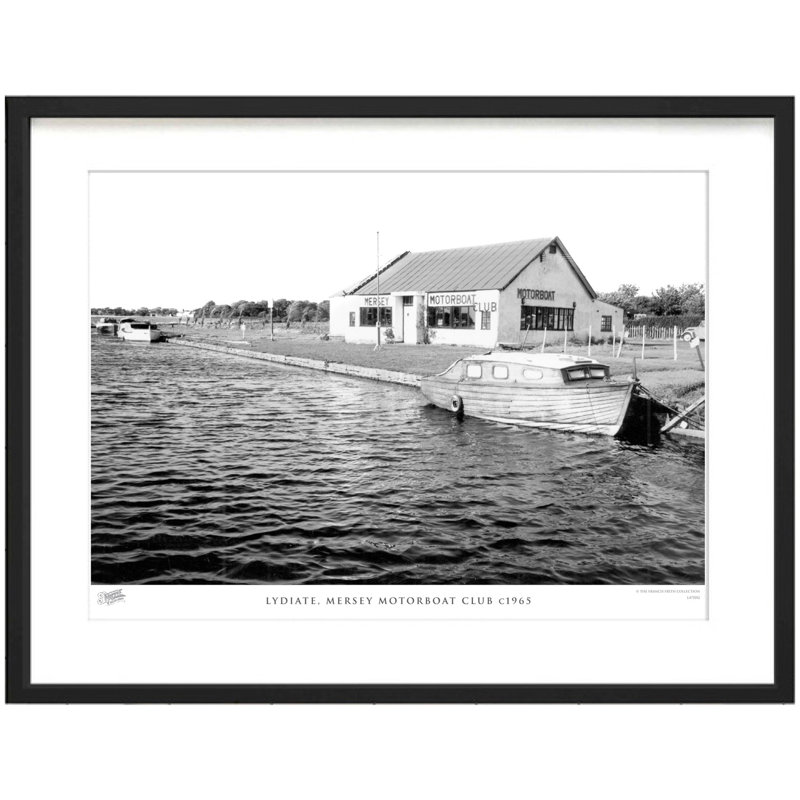 Lydiate, Mersey Motorboat Club C1965 - Single Picture Frame Print, 45cm H x 60cm W x 2.3cm D