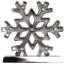 Snowflake Metal Christmas Stocking Holder - 5"