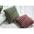 Sunset Soiree Striped Reversible Throw Pillow