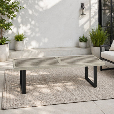 Acacia Wood Patio Bench
