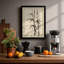 Bamboo in Ink Japandi - Framed Print-615713935-615713933