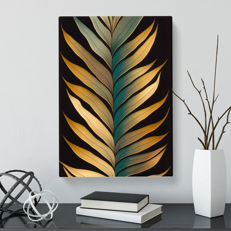 Dabachi Fern Leaf Classic Vol.7 - Wrapped Canvas, 76cm H x 50cm W x 3cm D