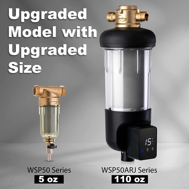Spin-Down Sediment Water Filter, Upgraded Jumbo Size