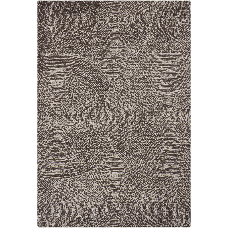 Navyan Gray Area Rug, Black/Purple, Rectangle 7'9" x 10'6"