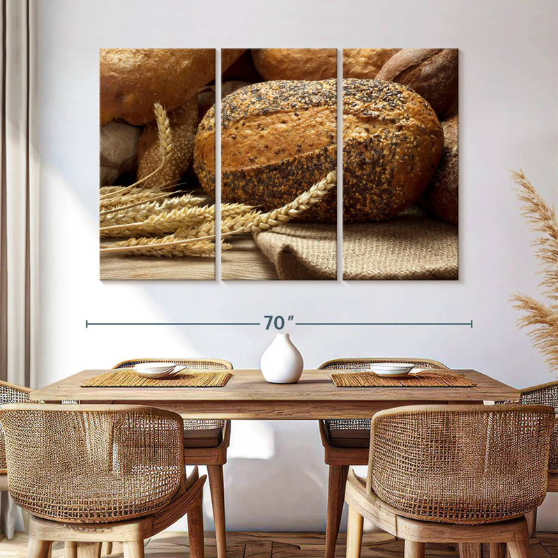Yarlin Breakfast Rye Bread, 42" H x 65" W