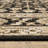 Abena Traditonal Bordered Floral Black/ Beige Wool Blend Area Rug-1033280877