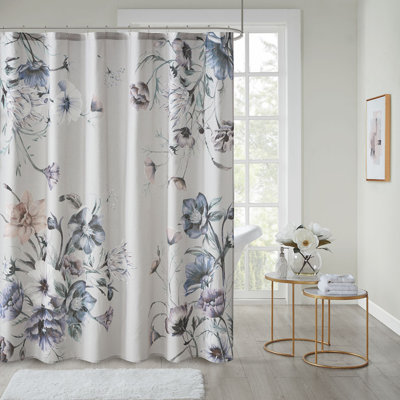 Rideau de douche en coton