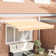 Vidaxl Automatic Retractable Awning Red And White Stripe