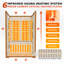 Sauna infrarouge intérieur 2 places, cabine de sauna en bois de pruche du Canada avec panneaux chauffants à faible rayonnement électromagnétique, double commande Bluetooth, chromothérapie et barre d'oxygène, certifié ETL et FCC.