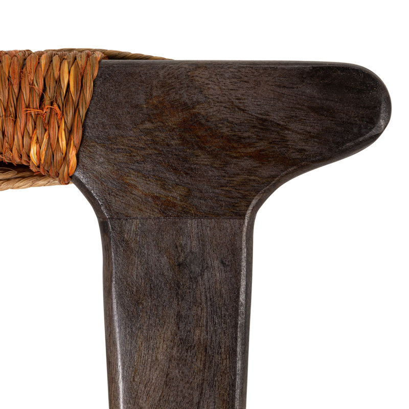 Mango Wood And Jute Stool