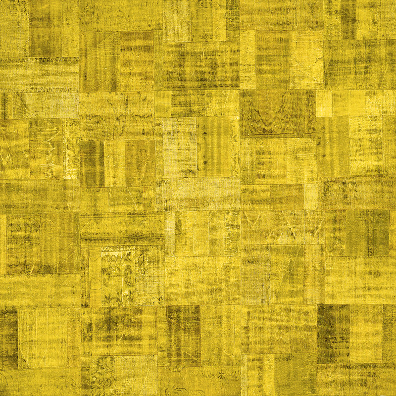Elyannah Performance Patchwork Indoor Rug, Square 7'