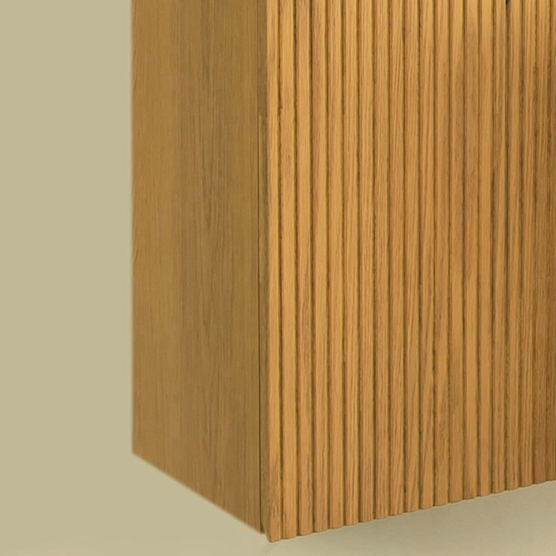 23" High Bathroom Wall Mounted Cabinet - Narrow Storage, Oak Grain, & Functional, Simple To Install Narrow, Texture, Quick Setup