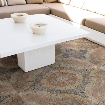 Carreau de céramique pour mur et plancher 18 po x 18 po Dakar