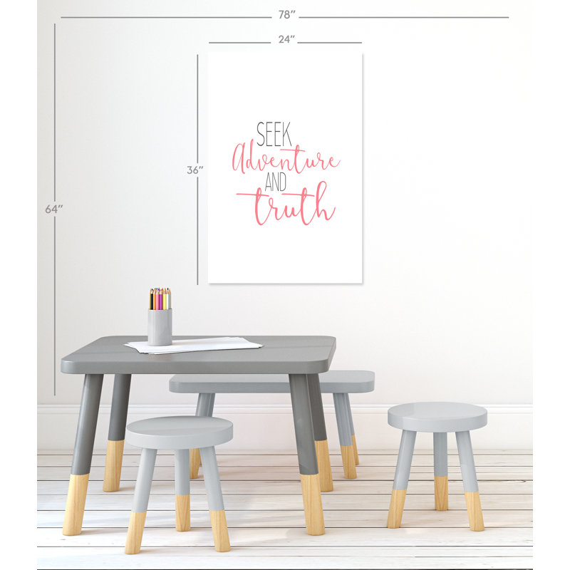 Roulé «Have Courage 3», impression sur papier, H 40 po x l 28 po x P 1 po