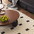 Light luxury retro solid wood coffee table