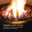 Round Stone Propane Smokeless Fire Pit