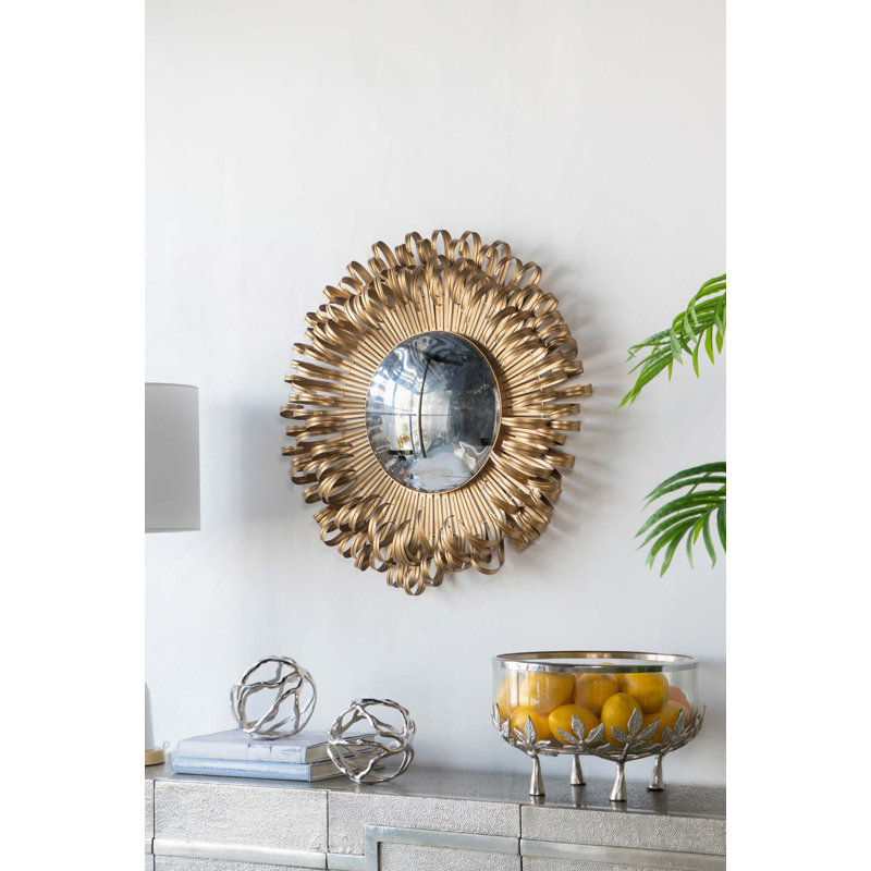 Miroir Sunburst Design avec 80% de fer et 20% de plastique