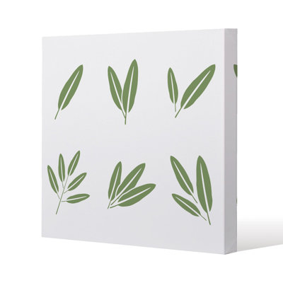 Herbs Slim Style Canvas Print, 15mm Slim Real wood.
