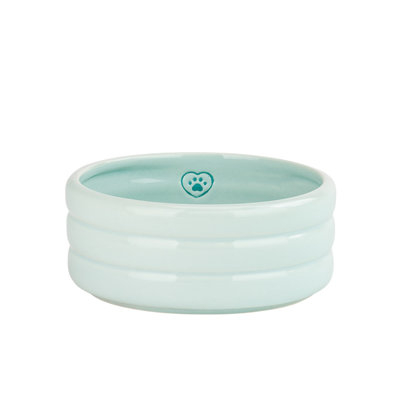 10 Strawberry Street Bubble Bowl Pet Dish, Sage