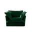 Fauteuil à housse avec 1 grand coussin de dossier et 2 coussins décoratifs-1890235614