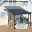 Pergola d'extérieur à hauteur ajustable pour terrasse-125292869