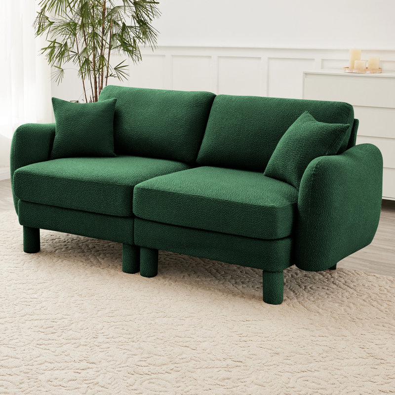Upholstered 30.32 " Boucle Loveseat