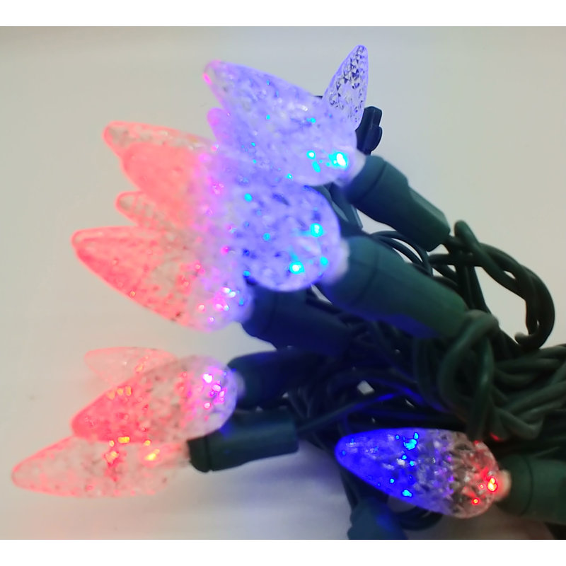 LED String Lights, Red/Blue