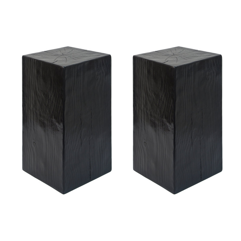 Table d'appoint Stonego, Noir