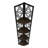 Zaira 4 Tier 62"H Bookcase-1908422934