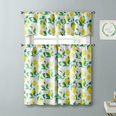 Welden Floral Tailored Kitchen Curtain