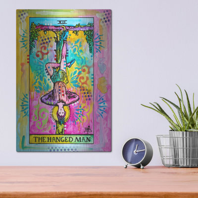 Bungalow Rose «Tarot - The Hanged Man» par Dean Russo, art mural en métal
