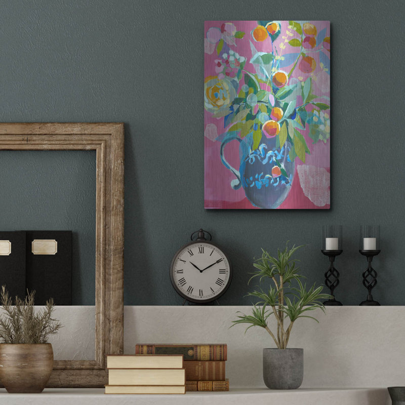 "Floral rose" par Jenny Westenhofer, H 16 po x l 12 po 
