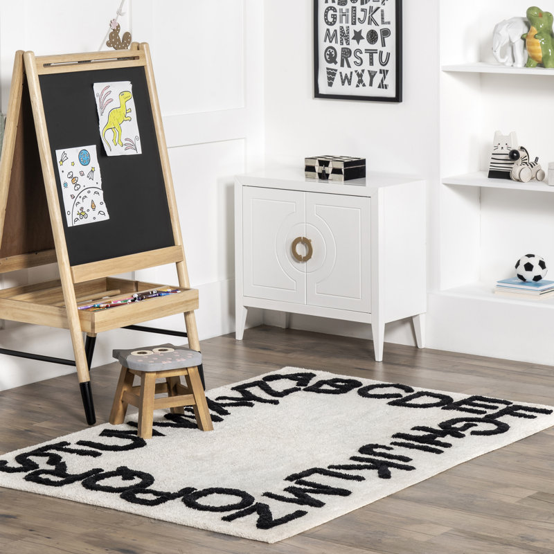 Tapis Alphabet SpinCleaneable, Rectangle 4 pi x 6 pi