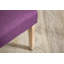 Chaise parsons capitonnée en bois massif Habit, ensemble de 2, mauve-2008376603