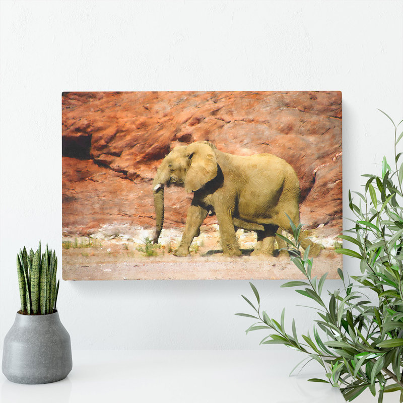 Elephant Vol.6 Painting - Wrapped Canvas, 50cm H x 76cm W x 3cm D