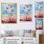 «Blue Poppy Meadows Elegance» - art mural coquelicots-1234087343-1234087321
